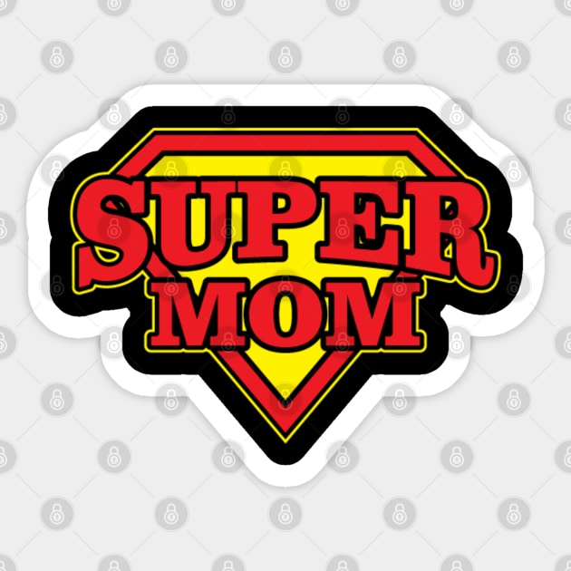 Supermom -Mommy you are the best - mommy hero Sticker by Pannolinno